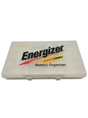 Energizer Advanced Formula Battery Organizer Batteries Storage Case Plastic